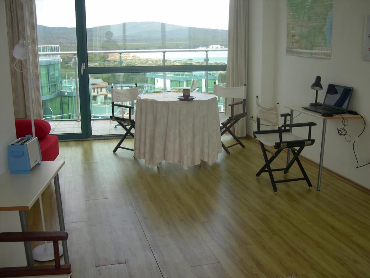 802, Spacy Apm With Sea View. Primorsko Luaran gambar